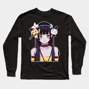 Anime Girl Waifu Japanese Aesthetic Kawaii Otaku Long Sleeve T-Shirt